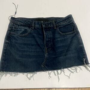 ALEXANDER WANG DEMIN FRINGE END MINI SKIRT‎ SIZE 26